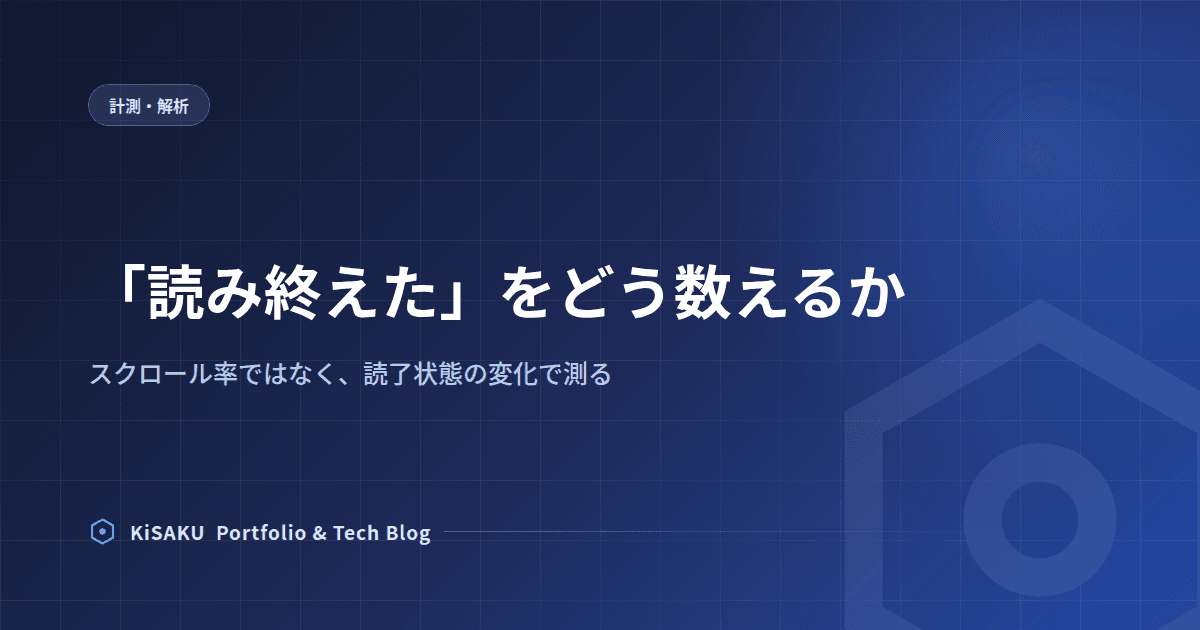 「読み終えた」をどう数えるか